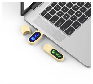 Quà Tặng Sáng Tạo LED Ánh Sáng Logo Sinh Thái Bằng Gỗ USB Flash <span class=keywords><strong>Drive</strong></span> 16GB Ngón Tay Cái Ổ Đĩa Bằng Gỗ USB Key Luminous Logo Maple USB Pen <span class=keywords><strong>Drive</strong></span> - Product Image 6