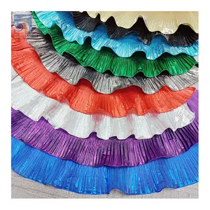 <span class=keywords><strong>Tissu</strong></span> en organza <span class=keywords><strong>plissé</strong></span> à volants, design ondulé transparent en <span class=keywords><strong>tissu</strong></span> de designer Zhongda, nouveauté 2024, vendu <span class=keywords><strong>au</strong></span> <span class=keywords><strong>mètre</strong></span> - Product Image 1