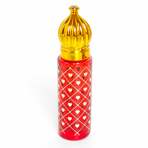 Flacons de parfum à bille vides de 8 ml, design luxueux, noir, bleu, rouge, vert, violet, or, attar, cosmétique essentiel - Product Image 2