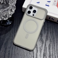 Nouvelles coques de téléphone portable magnétiques sans fil antichoc en PC mat givré de luxe pour 18 17 16 15 14 13 12 11 Pro Max