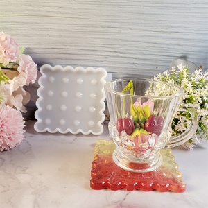 Kingnoo แม่พิมพ์หล่อซิลิโคนทำมือสำหรับเครื่องประดับตกแต่งแบบทำมือแม่พิมพ์ถ้วยคุกกี้ซิลิโคนสไตล์ INS เครื่องมือทำเค้ก X0229 - Product Image 1