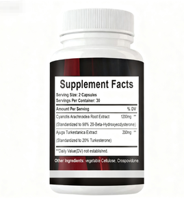 Integratore di <span class=keywords><strong>Beta</strong></span> <span class=keywords><strong>Ecdysterone</strong></span> 1400mg, Turkesterone per Recupero e Sintesi Proteica, per Bodybuilder e Atleti - Product Image 5