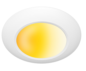 Plafonnier rond LED moderne en aluminium pour salon, 5CCT sélectionnable, ultra fin, lumière LED en forme de disque - Product Image 2