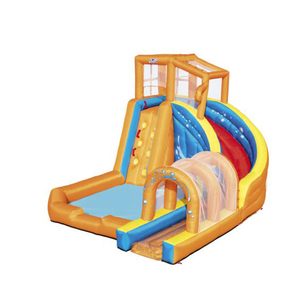 Parque Acuático Mega Super Speedway Bestway 53377, Tobogán Acuático Seguro para Varias Personas, <span class=keywords><strong>Piscina</strong></span> de Juegos para Niños, Diversión Acuática - Product Image 5