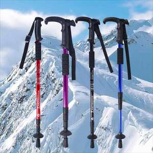 Bâtons de randonnée télescopiques - Bâtons de trekking réglables pour les aventures en plein air et les cadeaux promotionnels - Product Image 4