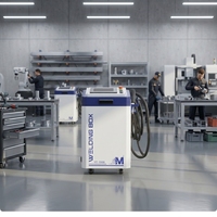 Soldadora Láser Portátil de 3000w, 4 en 1, Limpiador, Soldador, Cortador, Máquina de Soldadura Láser de Fibra para Metal y Acero