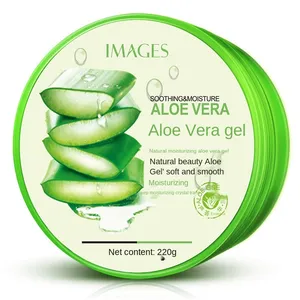 Aloe Vera jel, Anti alerji yüz yatıştırıcı nem bakımı hafif beyazlatma Aloe yüz kremi