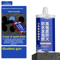 Colle moussante en polyuréthane chloroprène haute résistance Agent d'étanchéité de tuyau de câble étanche ignifuge Expansion de remplissage de trou de mur
