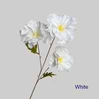 Fleurs artificielles Lanxi à 3 têtes pour la décoration de mariage et d'hôtel, arrangement floral réaliste à faire soi-même