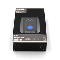 V06H4K OBD con interruptor Herramienta de escaneo para automóviles ELM327 Bluetooth 4,0 iOS 25K80 OBD2 MINI herramientas de vehículo BUENAS herramientas de diagnóstico de automóviles