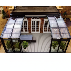 <span class=keywords><strong>Solarium</strong></span> coulissant <span class=keywords><strong>automatique</strong></span> en aluminium rétractable, verrière quatre saisons - Product Image 6