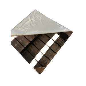 Tôle d'acier inoxydable de haute précision AISI ASTM 201 304 couleur or rose finition mate brossée - Product Image 5