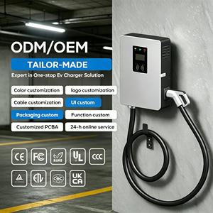 เครื่องชาร์จรถยนต์ไฟฟ้าแบบเร็ว DC 7kW รุ่นใหม่ หน้าจอสัมผัส 2.7 นิ้ว ได้รับการรับรองมาตรฐาน CE รองรับ 4G Ethernet ชำระเงินผ่านแอปพลิเคชัน มาตรฐาน IP54 ติดตั้งบนผนัง - Product Image 3
