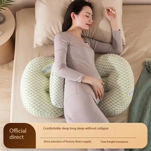 Almohada Ergonómica para Mujeres Embarazadas, Ajustable, con Soporte Lumbar Extraíble, Almohada de Lactancia, Almohada de <span class=keywords><strong>Embarazo</strong></span> - Product Image 2