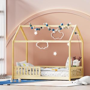 <span class=keywords><strong>Lit</strong></span> double pour enfants en bois massif en forme de château de princesse écologique moderne, <span class=keywords><strong>lit</strong></span> en bois robuste pour tout-petits pour la chambre à coucher - Product Image 4