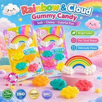 Groothandel OEM/ODM 3D Regenboogwolkvormige Gummies Fruit smaak Kauwgom Zachte Gummy Snoepjes Kinderfeestje