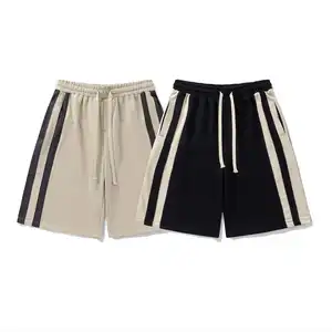 Wholesale 2022 new style fashion Men's shorts loose five points short pants cotton luxury shorts men splicing sweat shorts