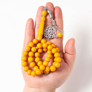 Cuentas de oración islámica, Rosario musulmán Tasbih, cuentas de oración musulmana, oración musulmana, 51 cuentas, Rosario de resina Tasbih Islámico - Product Image 5