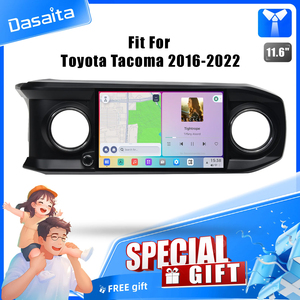Dasaita 11,6 pulgadas <span class=keywords><strong>Android</strong></span> Car Player Multimedia Touch Screen Radios Carplay Car <span class=keywords><strong>Head</strong></span> Unit para 3rd Gen Tacoma Reversing Aid - Product Image 2