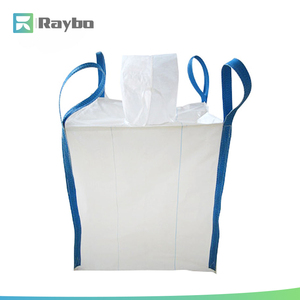 שקיות FIBC איכותיות מבית RAYBO, נושמות, <span class=keywords><strong>1</strong></span> טון, שקיות גדולות מפלסטיק ארוג, לאחסון חומרים בתפזורת, קיבולת העמסה 1000 ק\"ג, שק חול. - Product Image 1