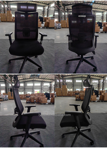 Silla de Oficina Ejecutiva Giratoria y Cómoda de Fábrica, Ergonómica, con Ajuste de Altura Extensible, Tapizada en Tela Contemporánea para Personal - Product Image 6