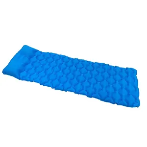 Nylon 4 Màu Đi Bộ Đường Dài Du Lịch Mở Rộng TPU Tự Thổi Phồng Gấp Túi Ngủ Air Pad Ngoài Trời Inflatable Cắm Trại Mat Với Gối