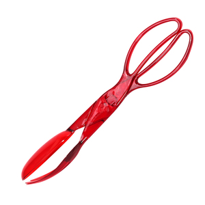 Pinces à nourriture en plastique de style ciseaux, 2 en 1, cuillère-fourchette, pinces à pain, <span class=keywords><strong>ustensiles</strong></span> de service pour boulangerie, vente en gros - Product Image 4
