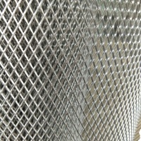 Grillage métallique perforé expansé en aluminium/PVC, motif losange, pour protection de gouttière, anti-corrosion, services de pliage et de découpe
