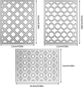 3D Nền Hoa Khung Cắt Kim Loại Chết Carbon Thép Dập Nổi Mẫu Cho Thẻ Làm DIY Album Nghệ Thuật Thủ Công Mỹ Nghệ - Product Image 3