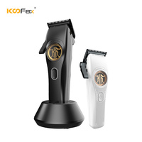 Koofex KF-6605 OEM/ODM tondeuse de barbier professionnelle à moteur vectoriel haute vitesse 11500RPM Lager capacité 2400mAh batterie tondeuse à cheveux
