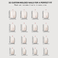 Ongles press-on carrés courts en acrylique effet chrome miroir faits à la main, vente en gros
