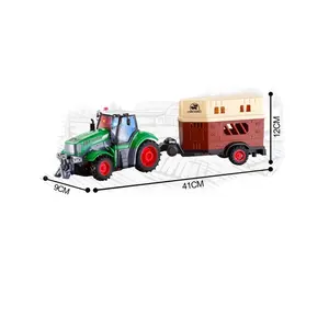 1:24 tracteur agricole 4 canaux RC jouets agricoles camion télécommandé jouets RC avec lumière et batterie