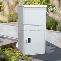 Boîte à colis extérieure détachable WELDON OEM, grande boîte à colis en acier galvanisé, boîte aux lettres pour colis, boîte de dépôt de colis, boîte de livraison