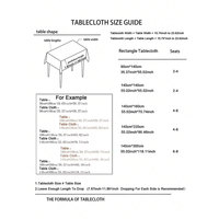 Nappe de table moderne en polyester tissé imprimée sur mesure de 6 pieds, tables pliantes standard, utilisation pour les événements, housse de protection, décoration de table