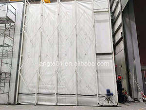 Cabine de peinture en aérosol rétractable pliable mobile pour grand bus portable et pièces à usiner - Product Image 5