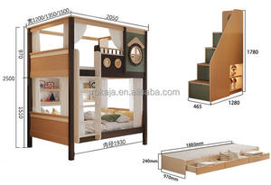 Nuovi <span class=keywords><strong>letti</strong></span> a castello per <span class=keywords><strong>bambini</strong></span> caldo legno telaio madre Cum <span class=keywords><strong>bambini</strong></span> letto Multi-funzionale combinazione <span class=keywords><strong>letti</strong></span> a castello con espositore - Product Image 6