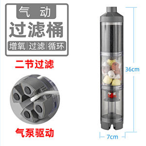 ปั๊มกรองปลา 5 in 1 แยกของแห้งและของเปียก พร้อมอุปกรณ์กรองเก็บมูลสัตว์ เสียงเบา สำหรับทำความสะอาดตู้ปลา ห้องนั่งเล่น ถุงพลาสติก - Product Image 3