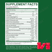 Gummies Julong OEM/ODM aux superaliments fruits et légumes pour le bien-être général, vitamines pour adultes et enfants, multivitamines en gummies