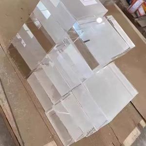 Clear Square <b>Acrylic</b> <b>Block</b> Polished Surface Industrial Use - Product Image 5