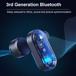 Earphone & Headphone TWS Peredam Kebisingan EW318, <span class=keywords><strong>Headset</strong></span> Jepit Telinga Terbuka, Earphone Bluetooth Jepit Telinga, Earbud Nirkabel ANC - Product Image 3
