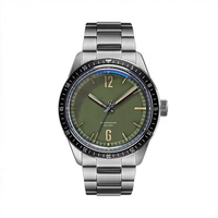 Montres mécaniques de loisirs pour hommes personnalisables avec mouvement automatique japonais NH35 36, résistance à l'eau 20ATM