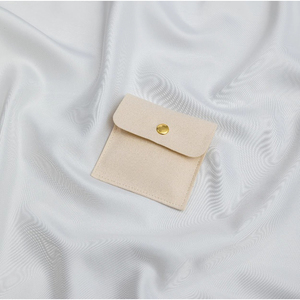 Ensemble de colis cadeaux en microfibre imprimés sur mesure pour bijoux, comprenant une boîte et une pochette - Product Image 2