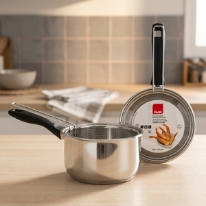 Pentola Serie Induction con Cestello in Acciaio Inox 18/10 18cm EAN 8411922438758 Modello 4001021 (Ibili 666118) - Product Image 3
