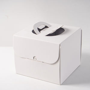 2025 nuevo diseño al por mayor caja de papel personalizada caja de regalo de grado alimenticio pastel panadería Snack galleta caja de embalaje - Product Image 1