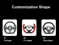 Volant en Fiber de carbone véritable 100% de haute qualité adapté pour Bmw E90 E92 E93 E82 E87 série 3 320 325 330 M3 M2 X1 volant de voiture personnalisé