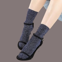 Chaussettes de cheville scintillantes à paillettes pour femmes, chaussettes mi-mollet métalliques brillantes pour fêtes, clubs et cadeaux – Vente en gros