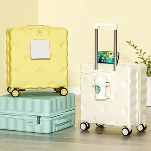 Nouvelle <span class=keywords><strong>valise</strong></span> <span class=keywords><strong>cabine</strong></span> 20 pouces légère avec poignée télescopique, <span class=keywords><strong>roues</strong></span> pivotantes silencieuses et serrure à code pour le voyage - Product Image 3