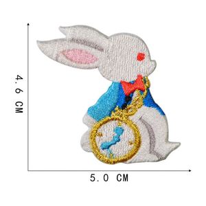Iron on Exqusit Embroidery Cartoon <b>Cute</b> Animal Dog Cat <b>Bear</b> Penguin Rabbit Patch for Clothes Bag Decoration - Product Image 2