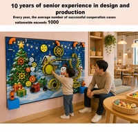 Panneau de jeu modulaire avec circuit de billes transparent, plaque d'insertion à picots pour équipement de jeu, coin d'activités pour enfants d'âge préscolaire
