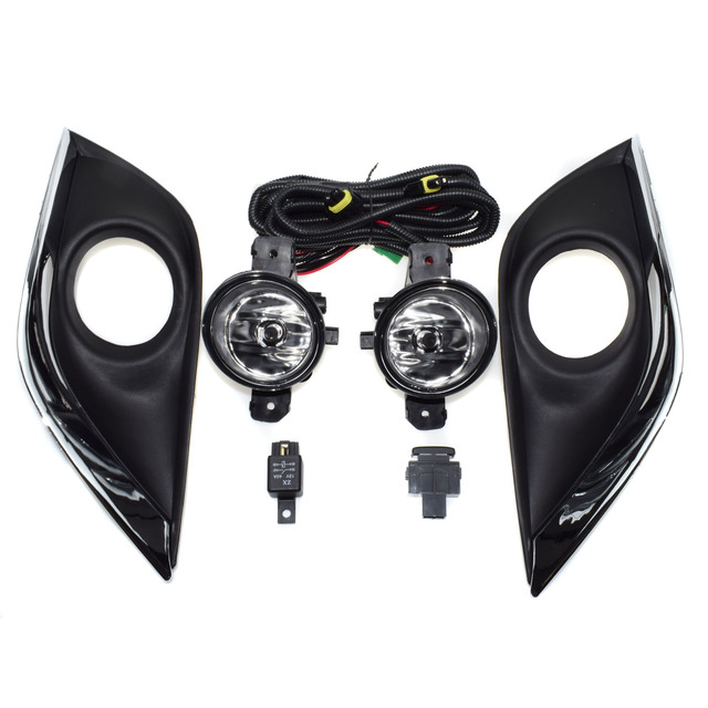 Fog Light Lamps Wiring+Switch+Relay+Harness for Nissan Versa Sedan 2015-2017  1.6L 622576W80A 622566W80A NI1038134 NI103913